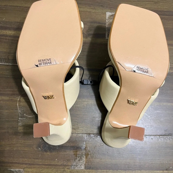 Zara Asymmetrical Toe Strap Heels - Picture 10 of 11